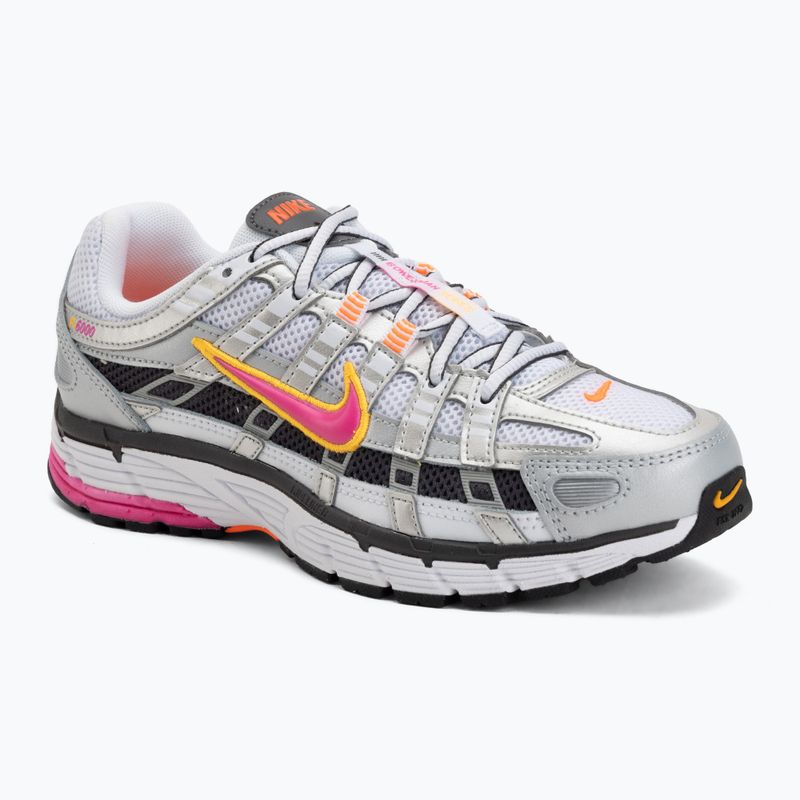 Damen-Schuhe Nike P-6000 white/metallic platinum/laser fuchsia
