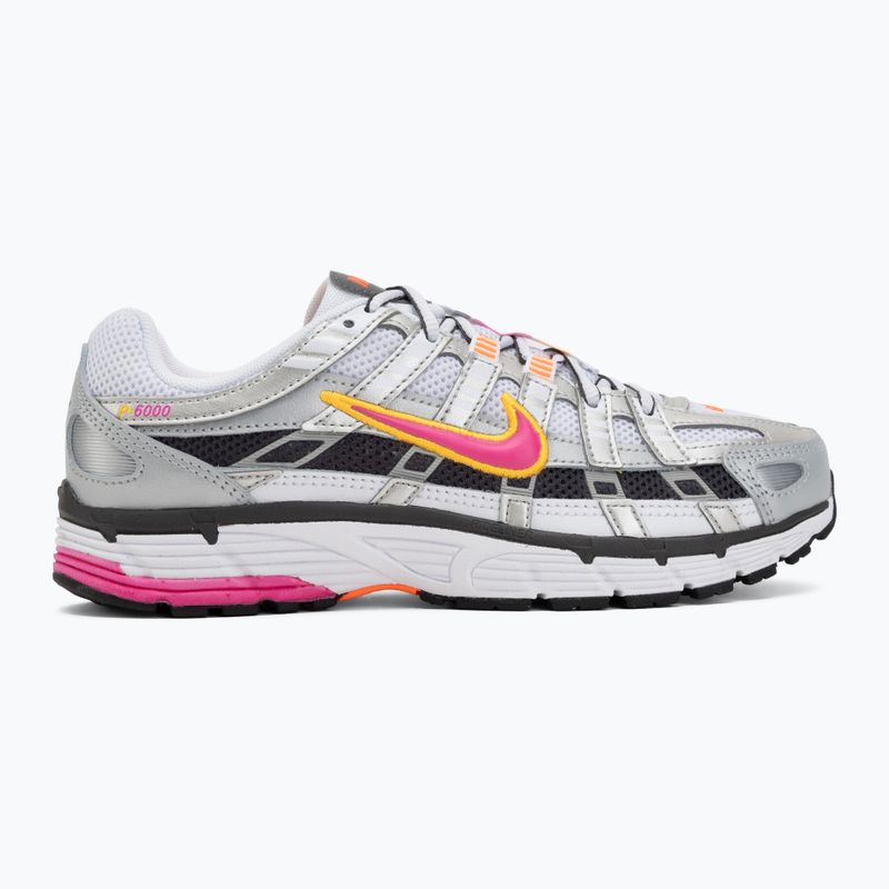 Damen-Schuhe Nike P-6000 white/metallic platinum/laser fuchsia 2