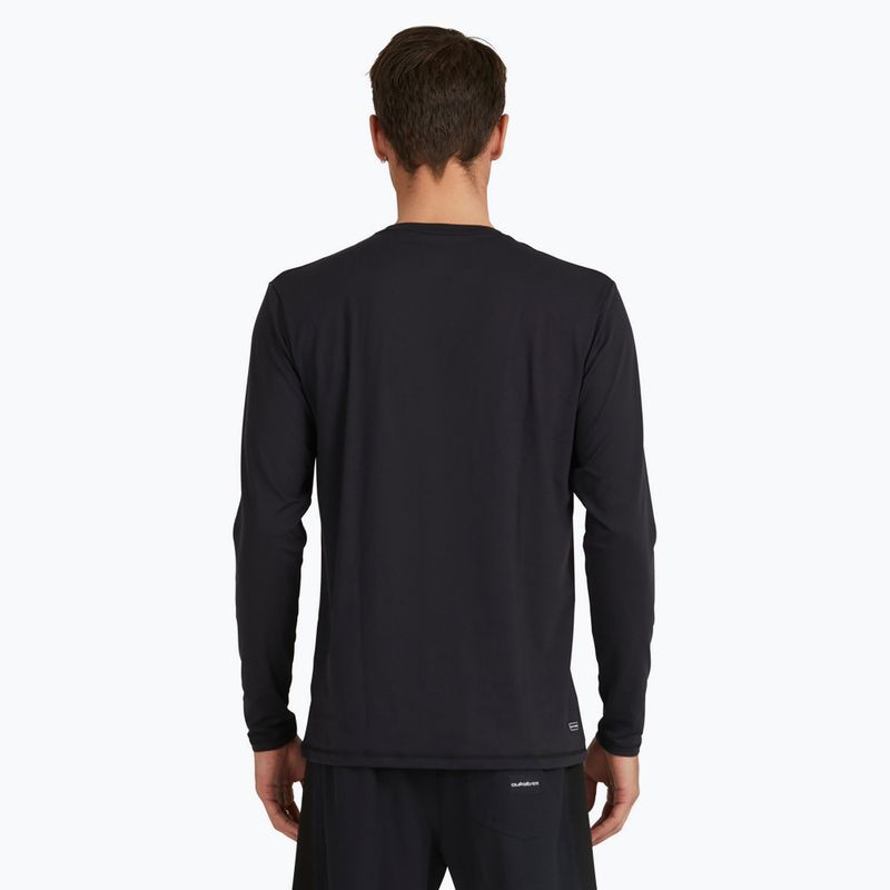 Herren Quiksilver Solid Streak Schwimmen Longsleeve schwarz 3