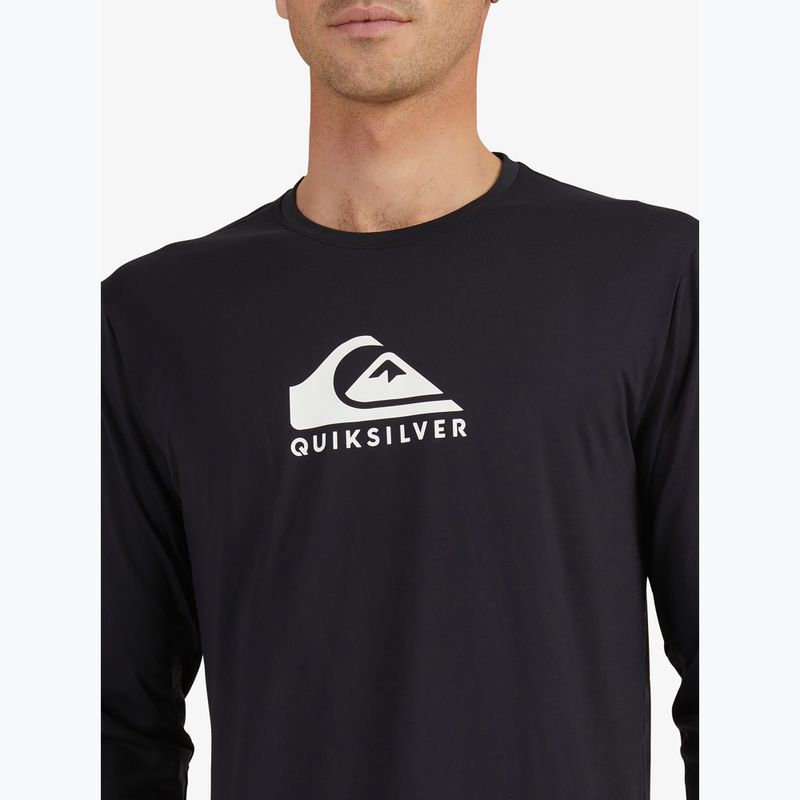 Herren Quiksilver Solid Streak Schwimmen Longsleeve schwarz 4
