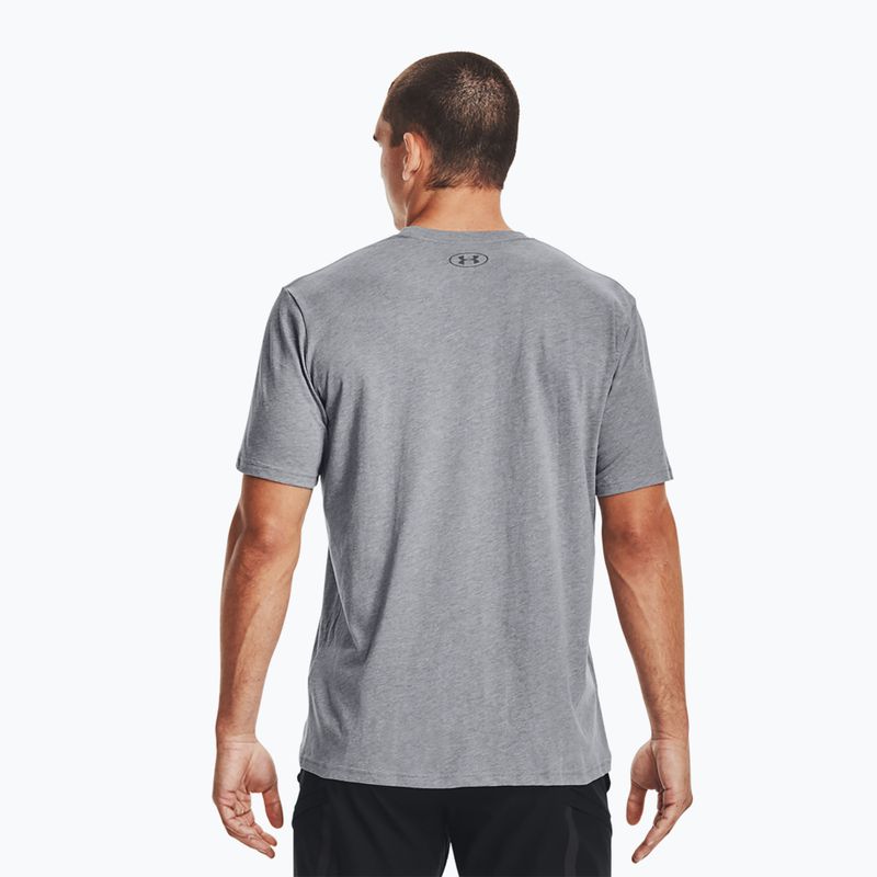 Under Armour Herren Trainings-T-Shirt UA Sportstyle Logo SS grau 1329590 3