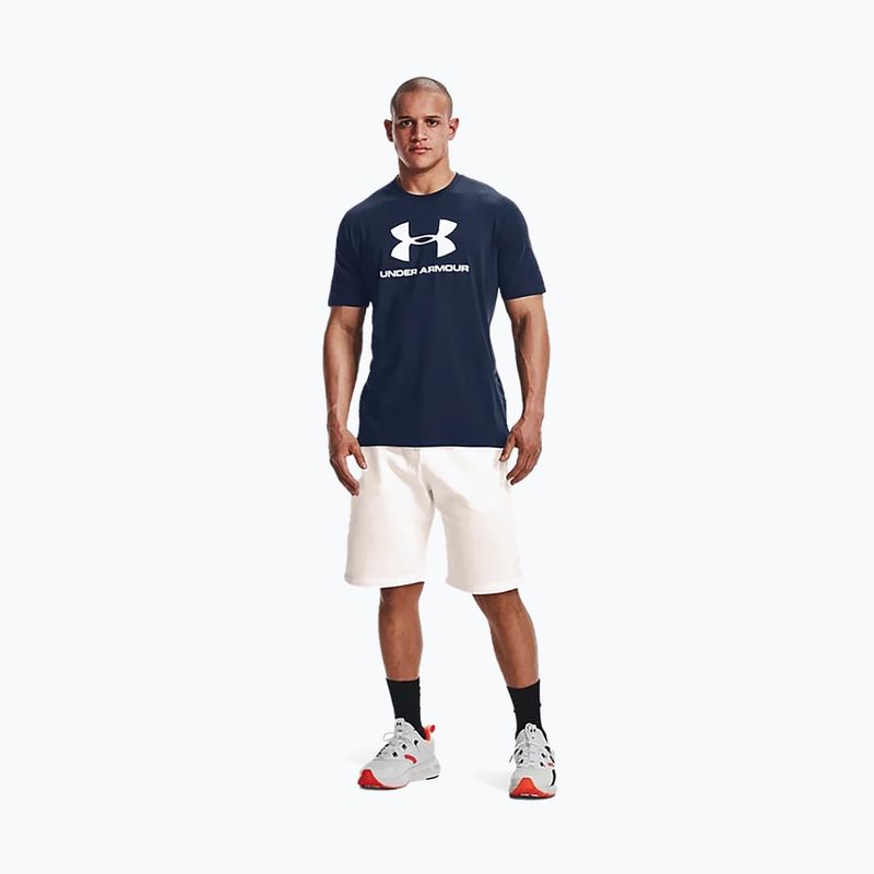 Under Armour UA Sportstyle Logo SS Herren Training T-Shirt navy blau 1329590 5