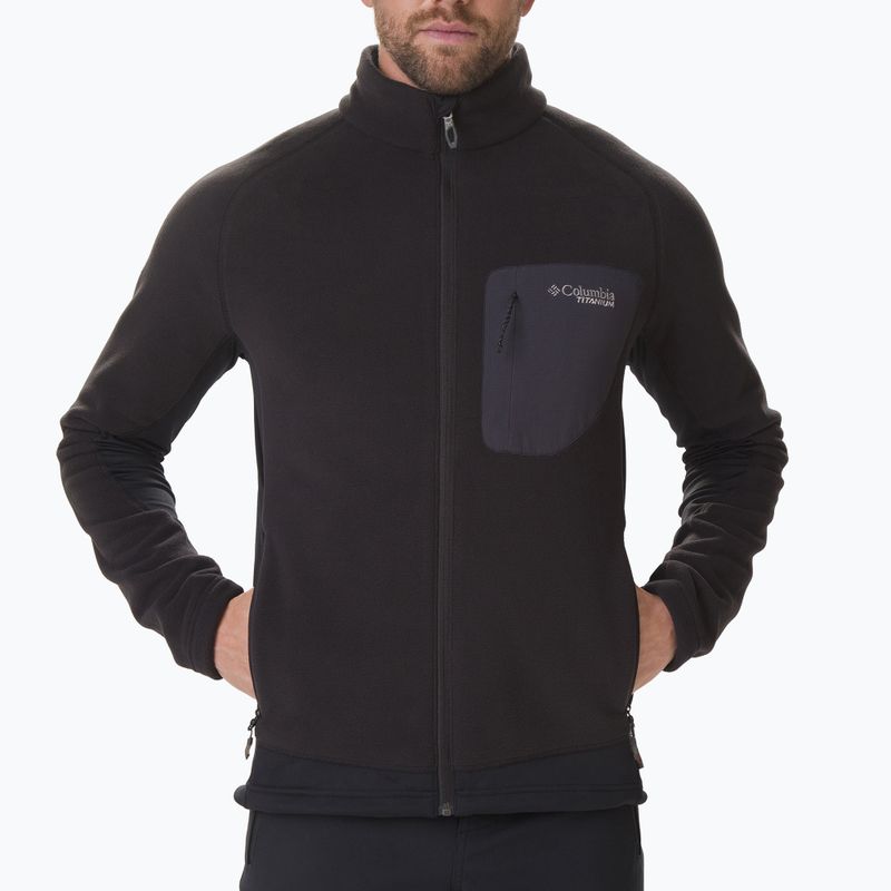 Columbia Titan Pass 2.0 II Herren Fleece-Sweatshirt schwarz 1866422