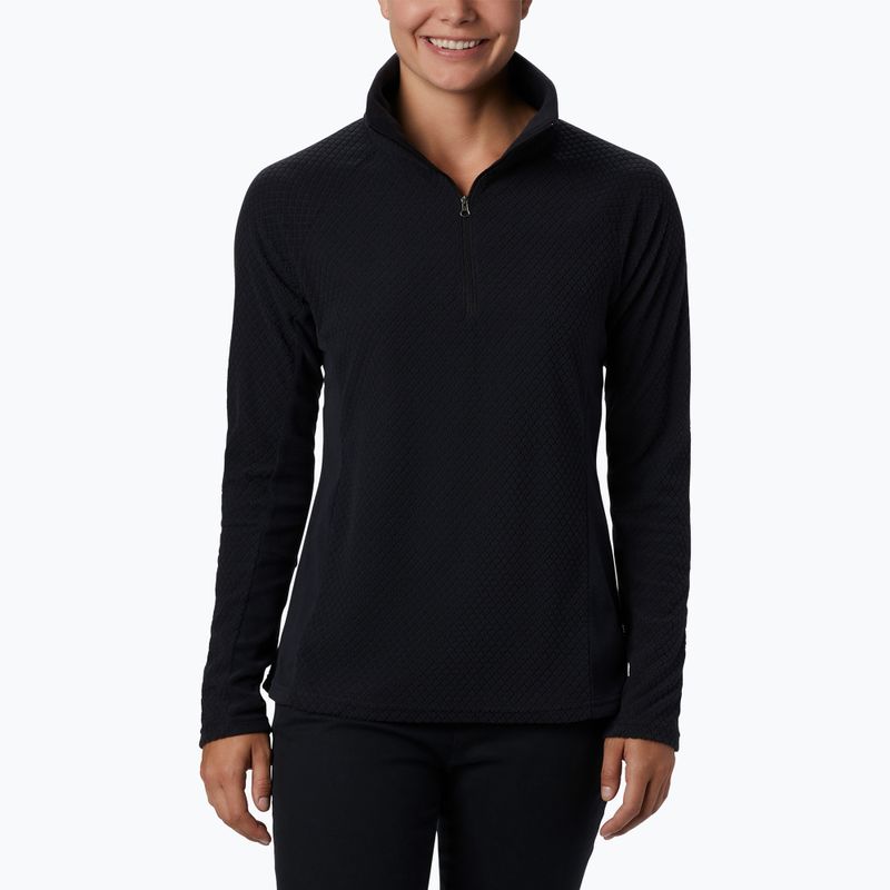 Trekking Sweatshirt Hoodie Damen Columbia Glacial IV 1/2 Zip black