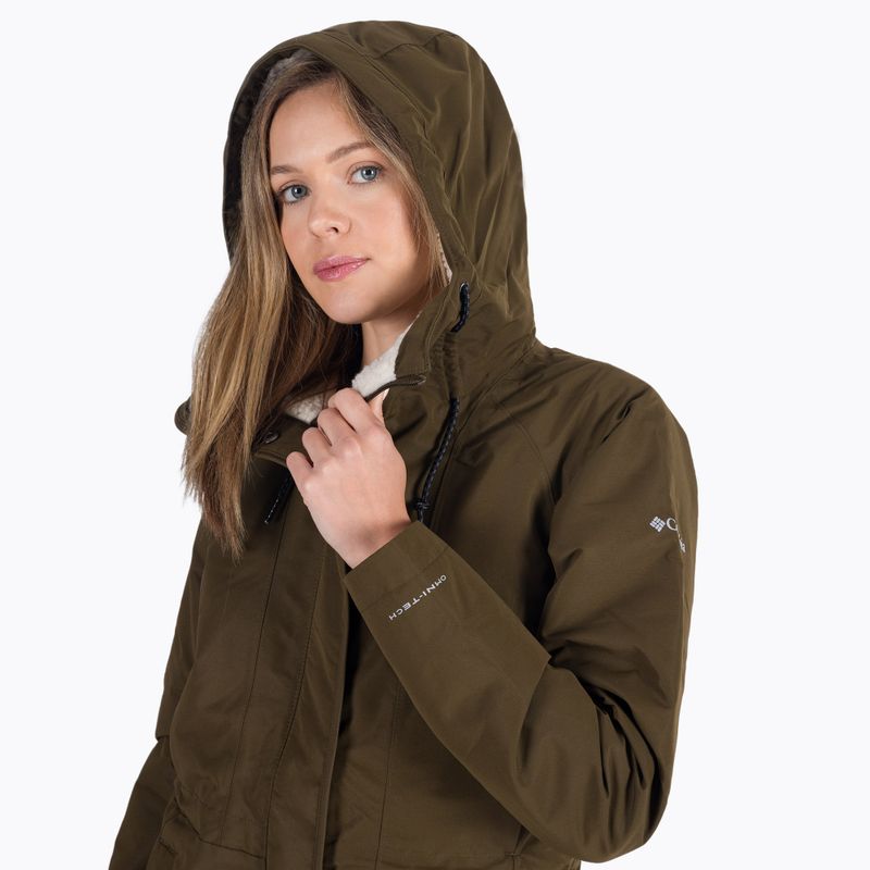 Columbia Damen South Canyon Sherpa gefütterte Daunenjacke grün 1859842 5