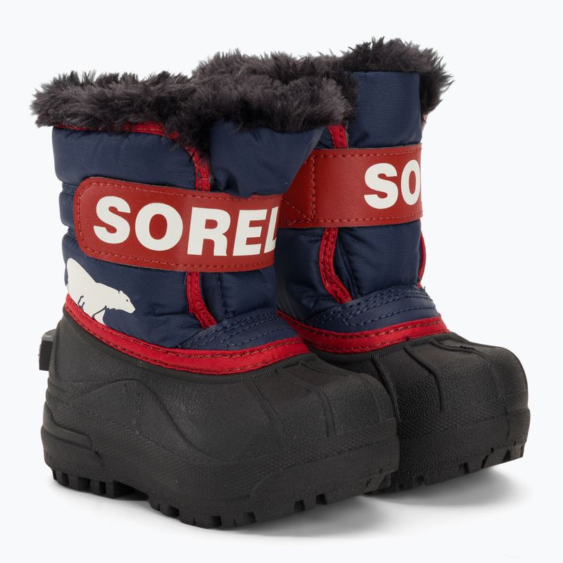 Sorel Snow Commander Kinderschneestiefel nocturnal/segelrot 4