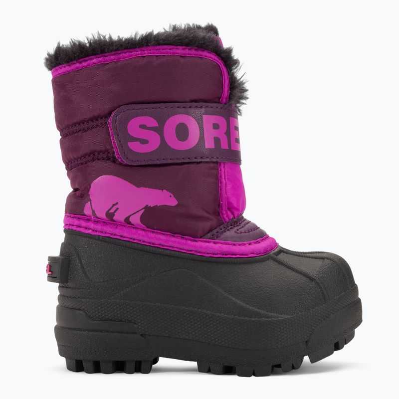 Sorel Snow Commander Kinderschneestiefel lila dahlia/groovy pink 2