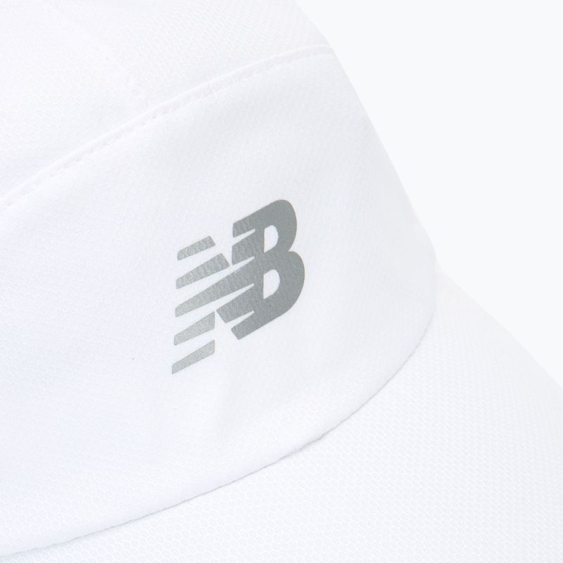 New Balance 5 Panel Performance Kappe weiß