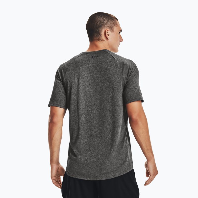 Under Armour Tech 2.0 Carbon Heidekraut/schwarz Herren-Trainings-T-Shirt 2