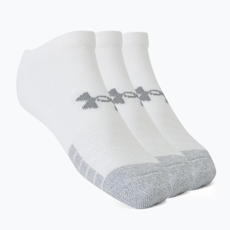 Unter Armour Heatgear No Show Sport Socken 3 Paar weiß 1346755