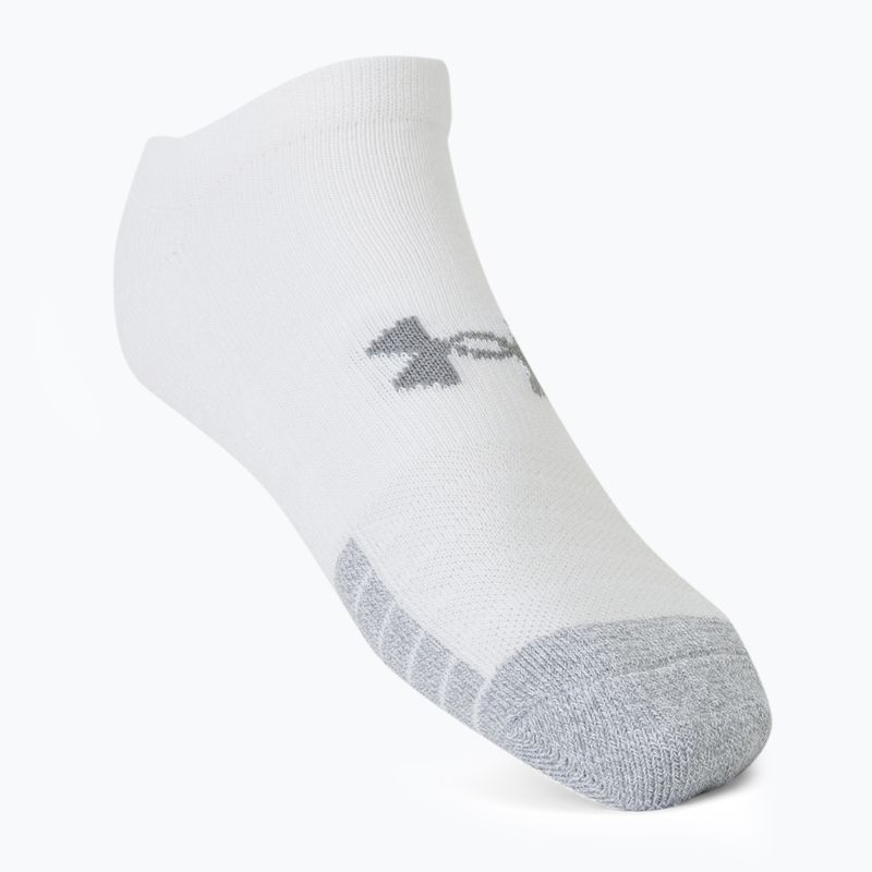 Unter Armour Heatgear No Show Sport Socken 3 Paar weiß 1346755 2