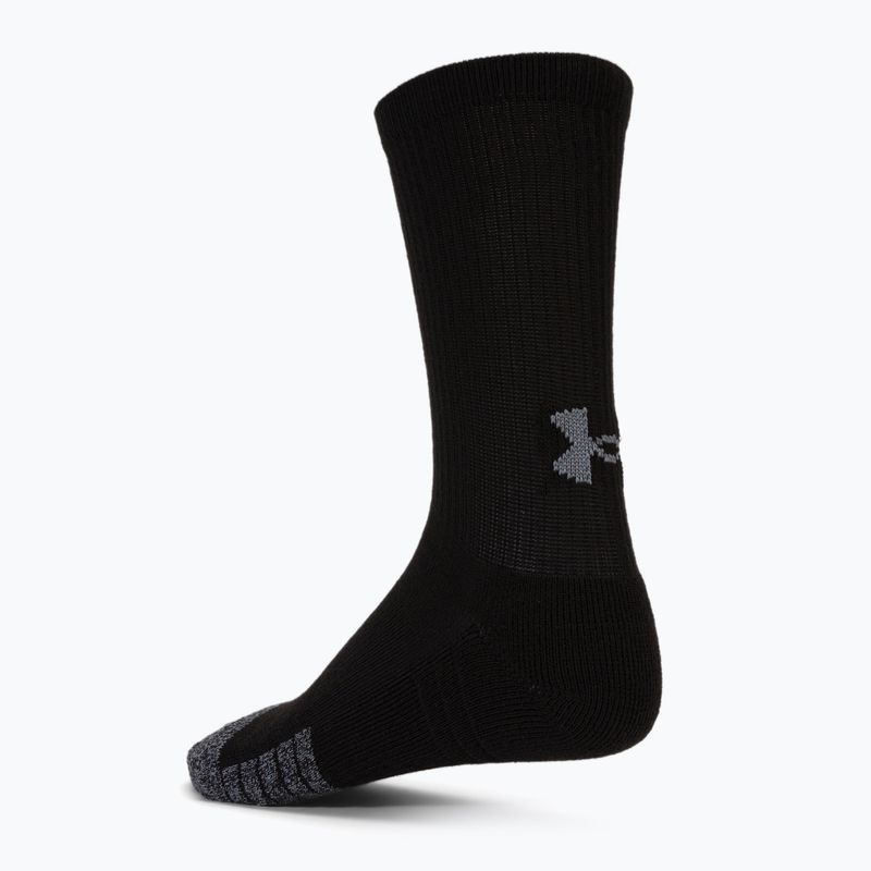 Under Armour Heatgear Crew Herren Sport Socken 3 Paar schwarz 1346751 3