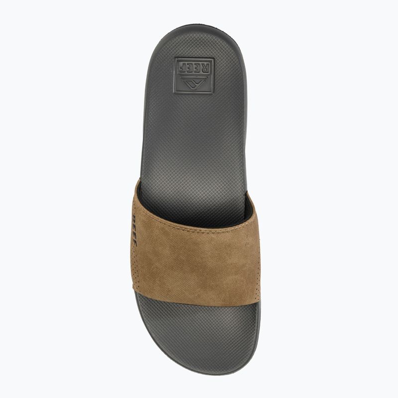 REEF One Slide grau/braun Herren Flip-Flops