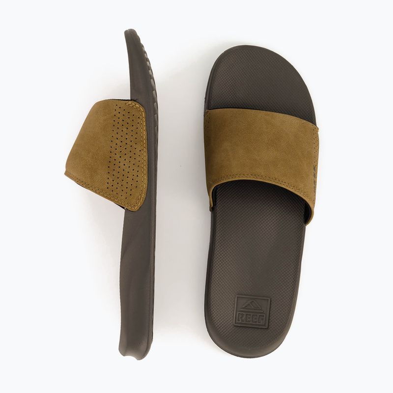 REEF One Slide grau/braun Herren Flip-Flops