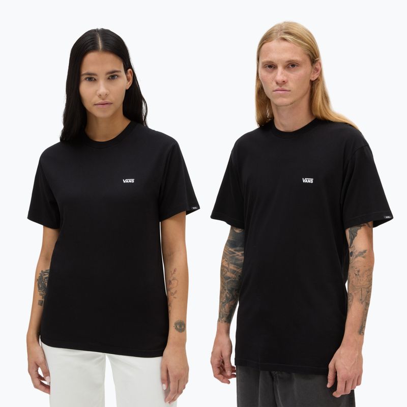 Herren Vans Mn Left Chest Logo Tee schwarz/weiss 3