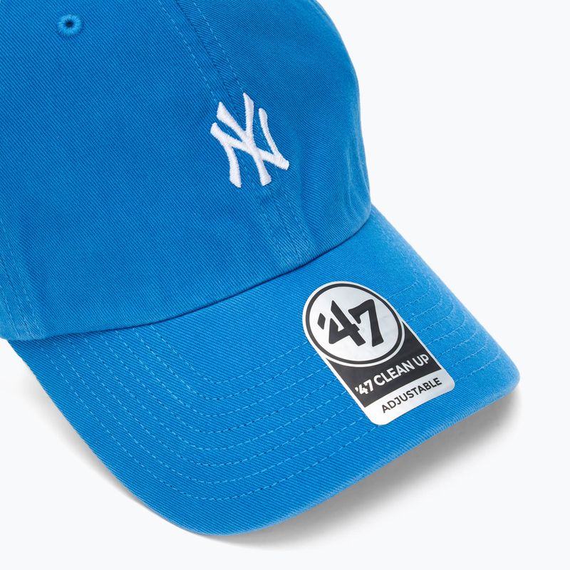 47 Marke MLB New York Yankees Base Runner Kappe CLEAN UP blau einmal 3