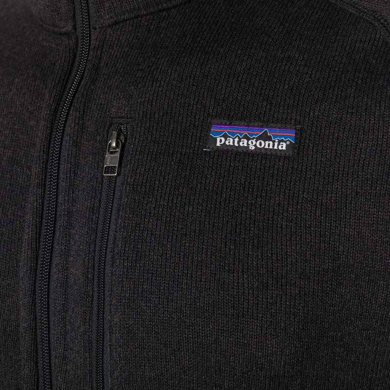 Herren Patagonia Better Sweater Fleece-Trekking-Sweatshirt schwarz 5