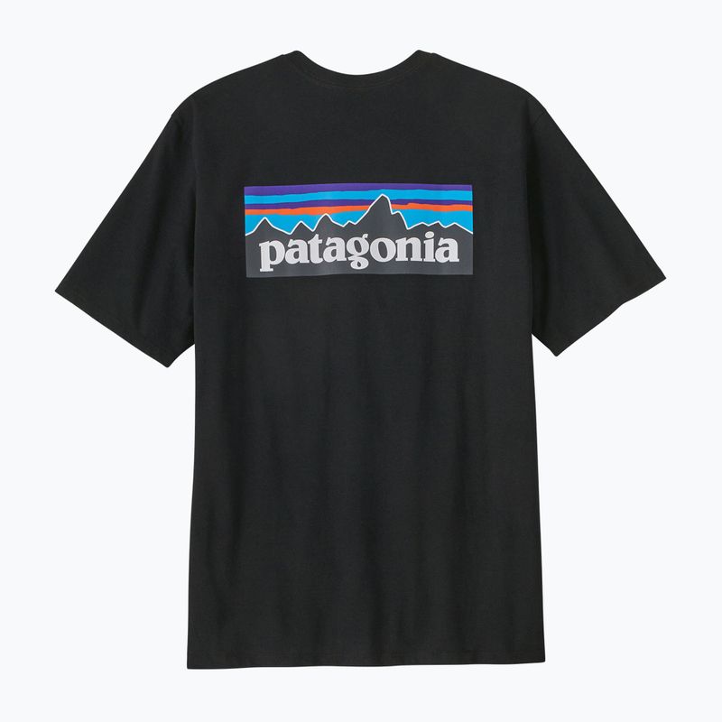 Herren Patagonia P-6 Logo Responsibili-Tee Trekking-T-Shirt schwarz 6