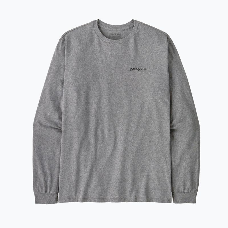 Patagonia P-6 Logo Responsibili gravel heather Longsleeve für Herren 3