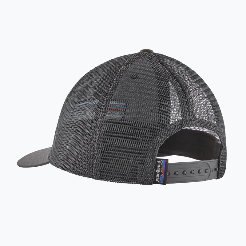 Patagonia P-6 Logo LoPro Trucker Baseballkappe schmieden grau 2