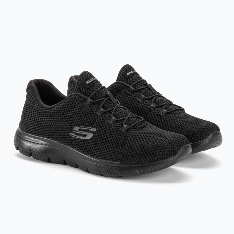 Damen Trainingsschuhe SKECHERS Summits schwarz 4