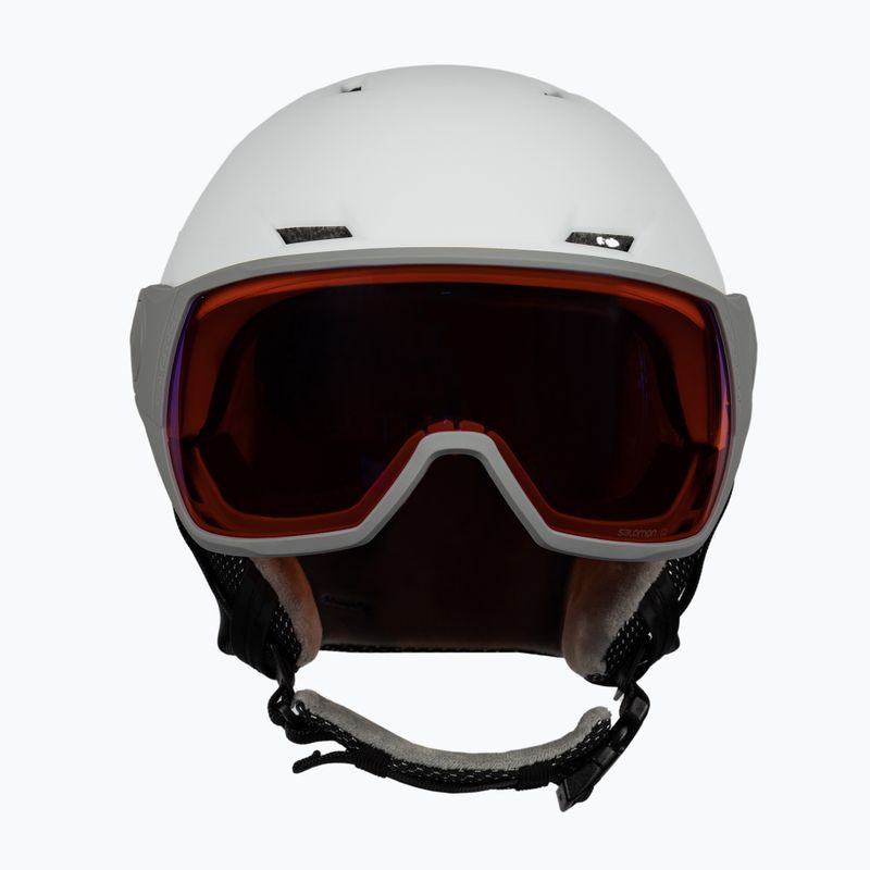 Skihelm Damen Salomon Icon Lt Visor weiß L411997 2