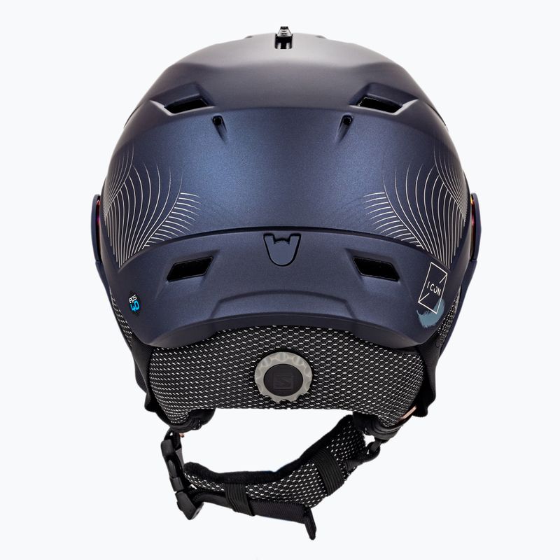 Skihelm Damen Salomon Icon Lt Visor dunkelblau L411998 3