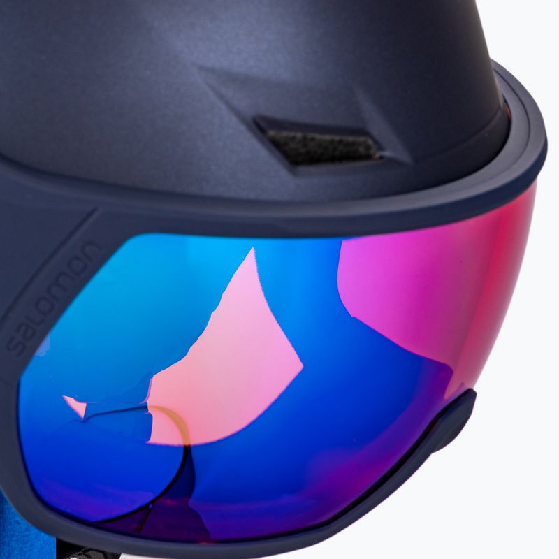 Skihelm Damen Salomon Icon Lt Visor dunkelblau L411998 6