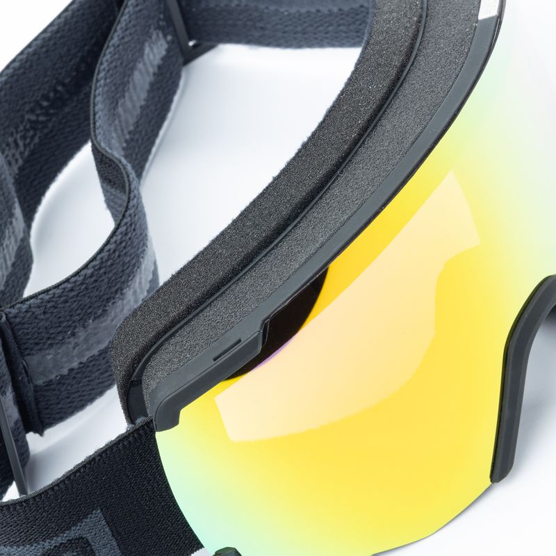 Skibrille Salomon S/View black brand/mid red L411531 5