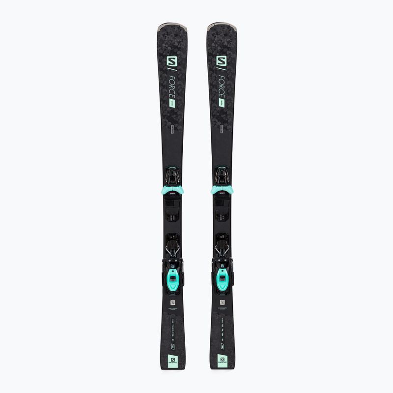 Ski Damen Salomon S/Force W 7 + M1 GW schwarz L411356/L4113251