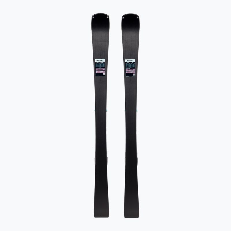 Ski Damen Salomon S/Force W 7 + M1 GW schwarz L411356/L4113251 3