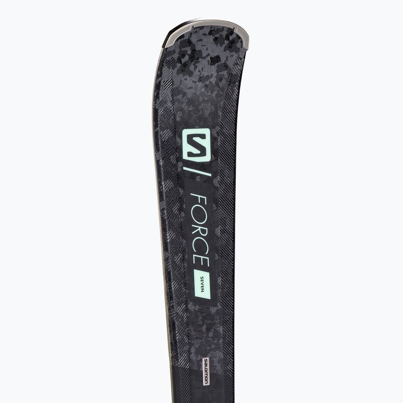 Ski Damen Salomon S/Force W 7 + M1 GW schwarz L411356/L4113251 8