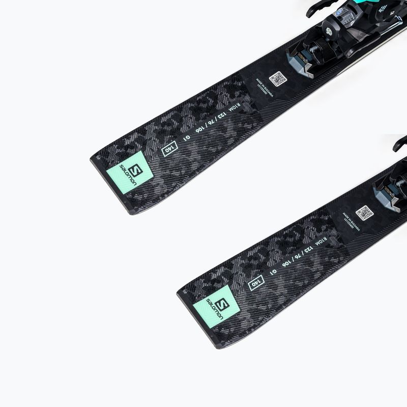 Ski Damen Salomon S/Force W 7 + M1 GW schwarz L411356/L4113251 9