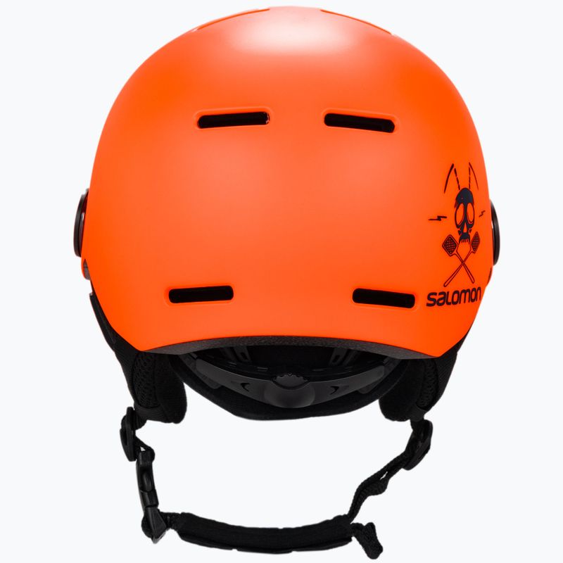 Skihelm Kinder Salomon Grom Visor orange L48369 3