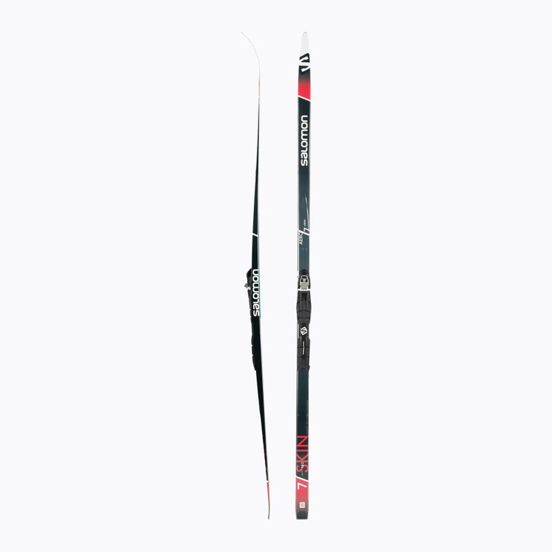Langlaufski Salomon Aero 7 Eskin + Prolink Access schwarz-rot L412131PM 2