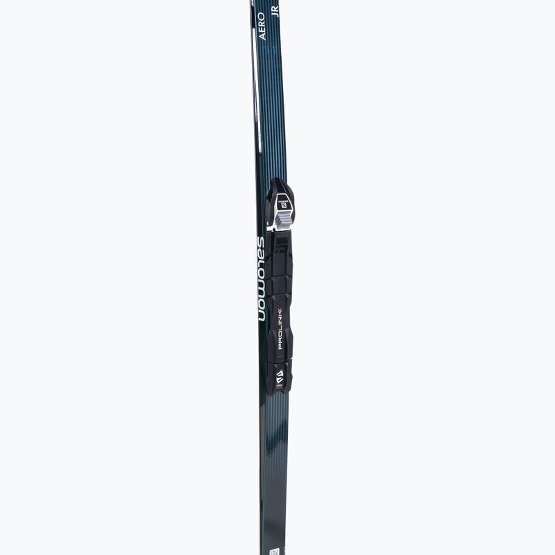 Langlaufski Kinder Salomon Aero Grip Jr. + Prolink Access schwarz-blau L41248PM 6