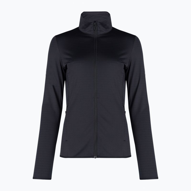 Damen Fleece-Sweatshirt Salomon Outrack Full Zip Mid schwarz LC13582