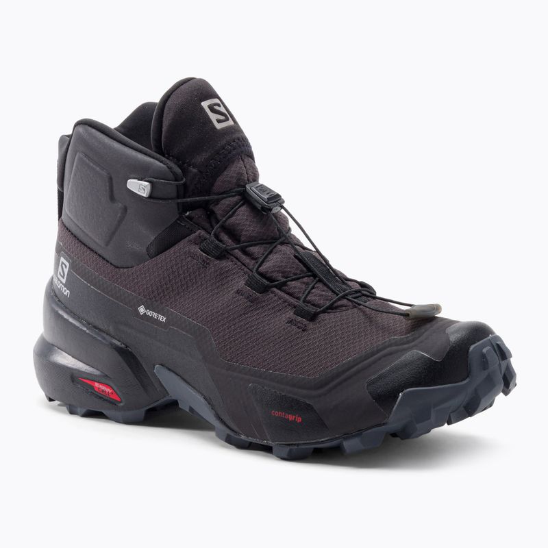 Trekkingschuhe Herren Salomon Cross Hike Mid Gore-Tex schwarz L411185