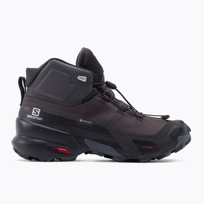 Trekkingschuhe Herren Salomon Cross Hike Mid Gore-Tex schwarz L411185 2