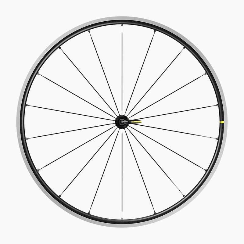 Mavic Ksyrium S schwarz/silbernes Fahrrad-Vorderrad F9019101