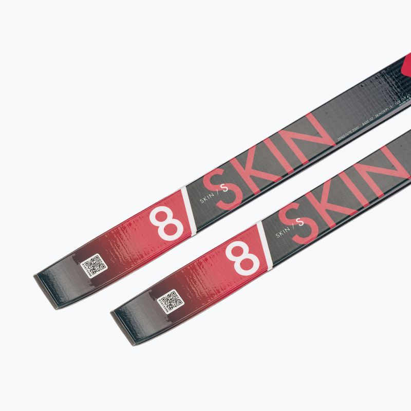 Langlaufski Salomon Snowscape 8 Skin + Prolink Auto schwarz-rot L413753PM 9