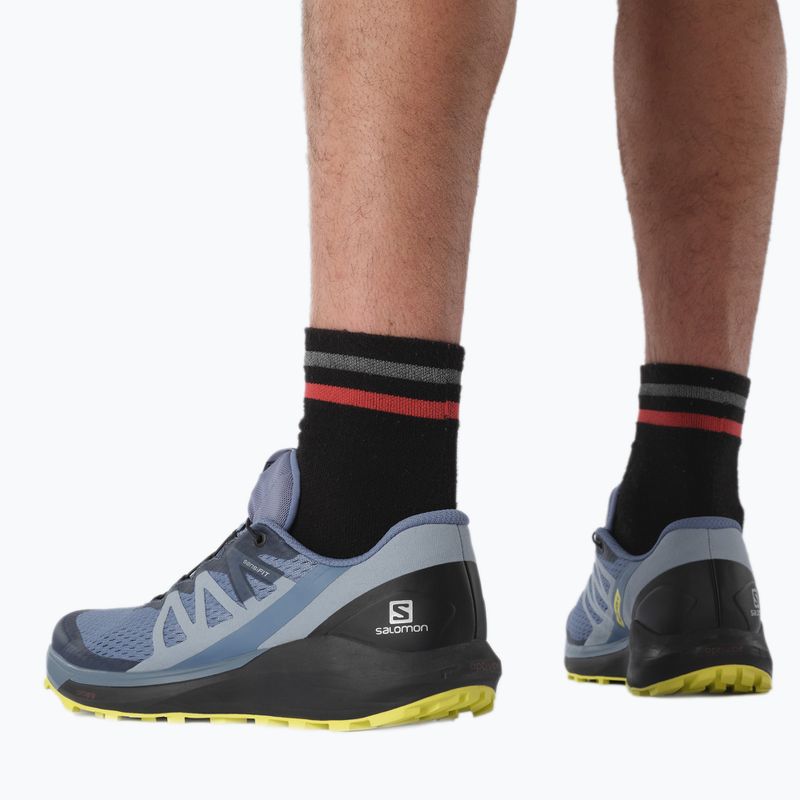 Laufschuhe Herren Salomon Sense Ride 4 blau L41214 4