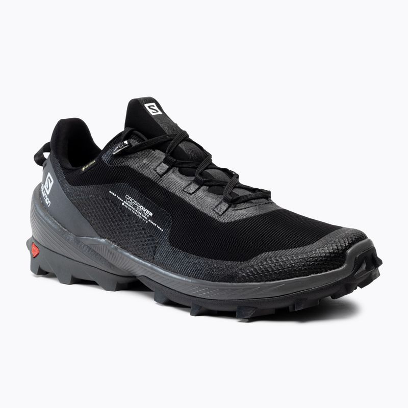 Trekkingschuhe Herren Salomon Cross Over GTX schwarz L412861