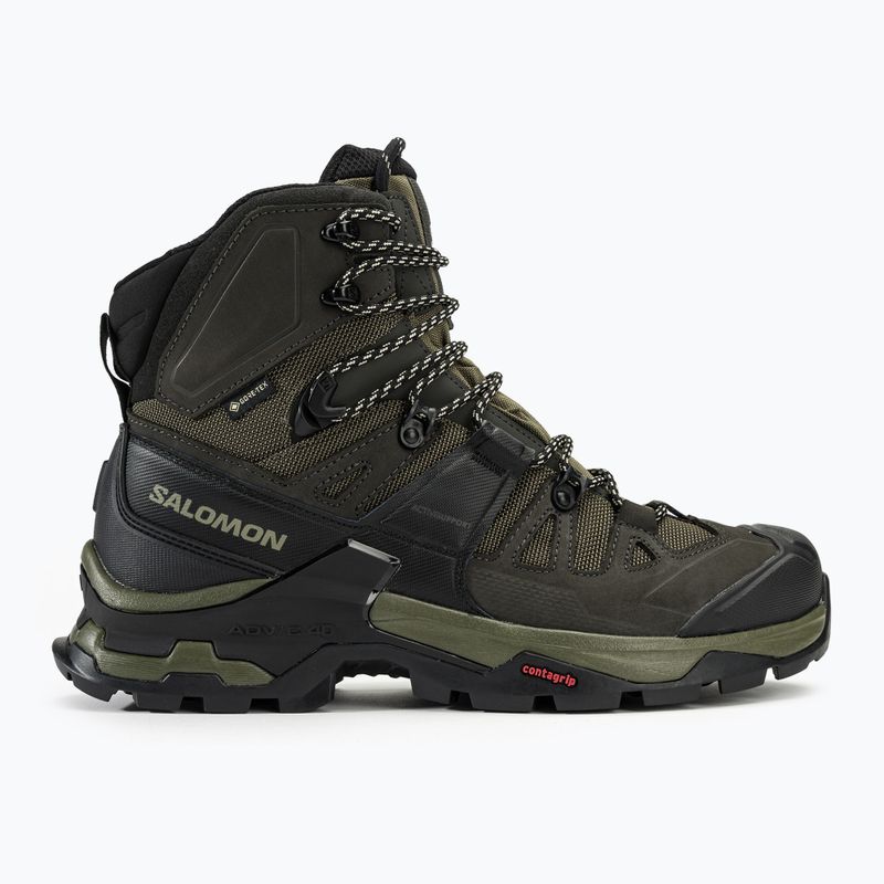 Trekkingschuhe Herren Salomon Quest 4 GTX olive night/peat/safari 2