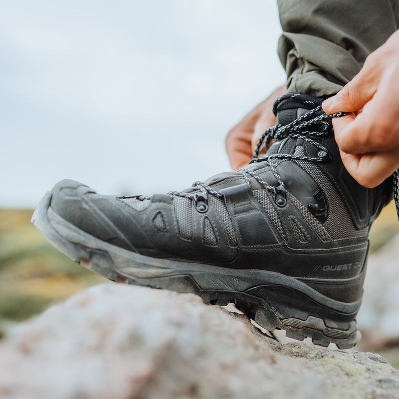 Trekkingschuhe Herren Salomon Quest 4 GTX schwarz L412926 9