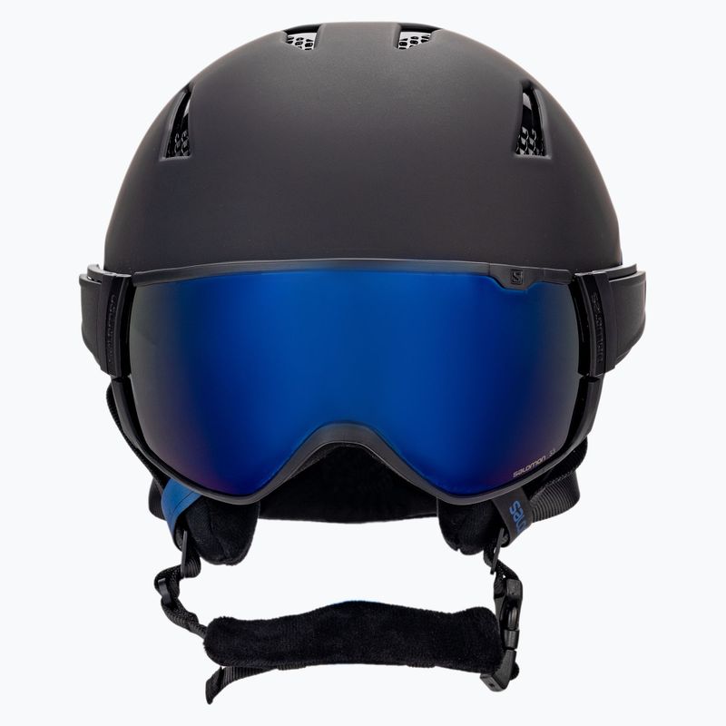 Skihelm Herren Salomon Driver schwarz L415324 2