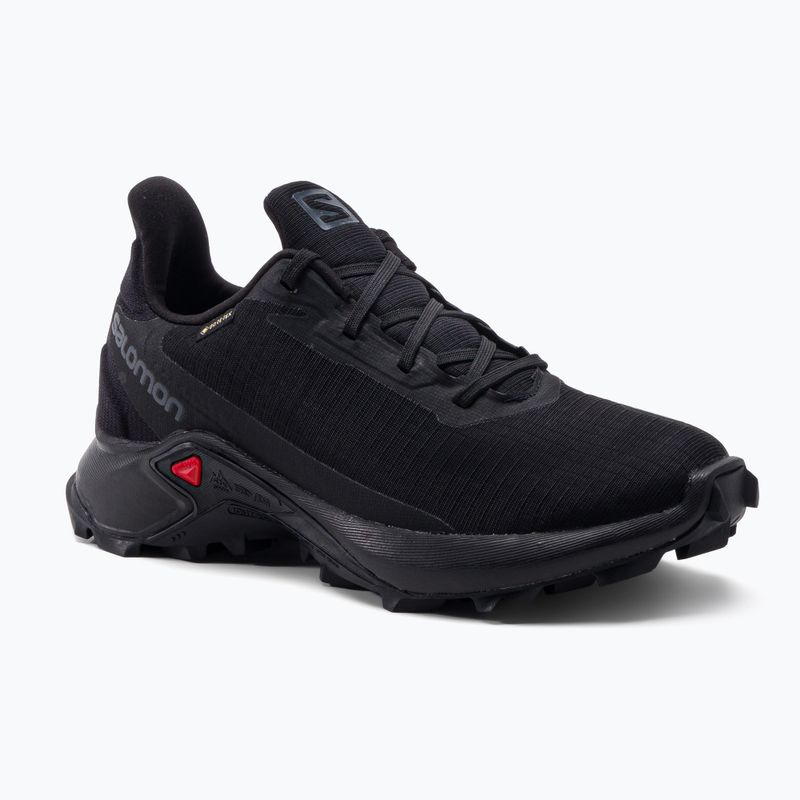 Laufschuhe Trail Damen Salomon Alphacross 3 GTX schwarz L414474