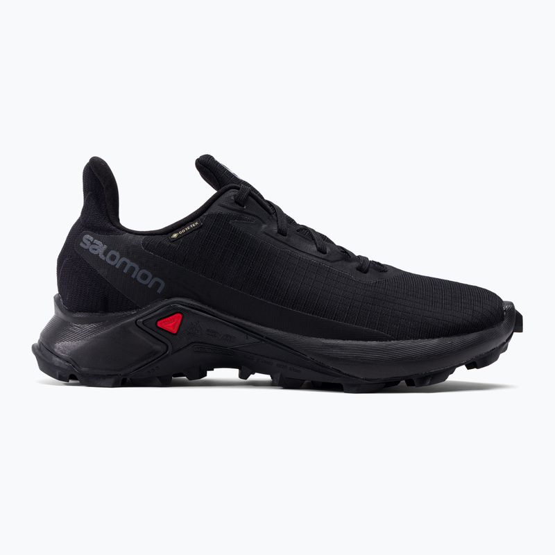 Laufschuhe Trail Damen Salomon Alphacross 3 GTX schwarz L414474 2