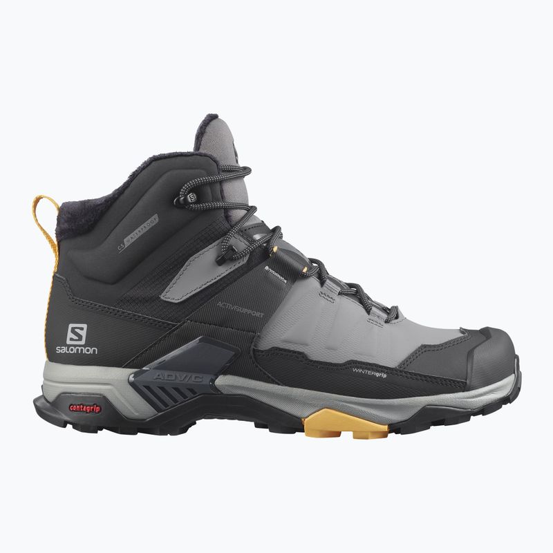 Trekkingschuhe Herren Salomon X Ultra 4 MID Winter TS CSWP grau-schwarz L413552 11
