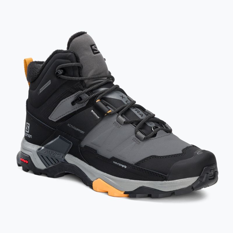 Trekkingschuhe Herren Salomon X Ultra 4 MID Winter TS CSWP grau-schwarz L413552